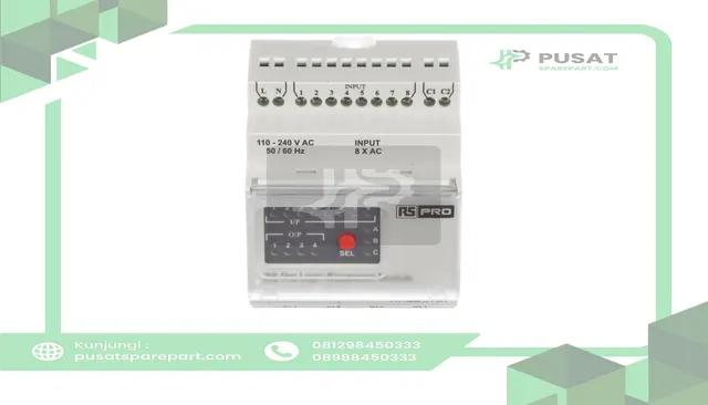 RS PRO 9176386 Expansion Module 240VAC 8xInput 4xOutput Without Display DIN Rail - gambar 2