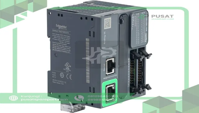 Schneider Electric TM221ME32TK Controller, Logic, 32 I/O, 24VDC Supply, Transistor PNP (Ethernet), Modicon M221