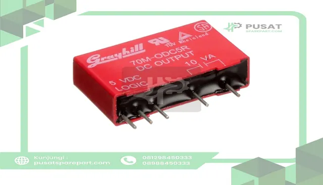 Grayhill 70M-ODC5R I/O Module, Miniature, Digital Output DC, 5Vdc Logic, Dry Contact