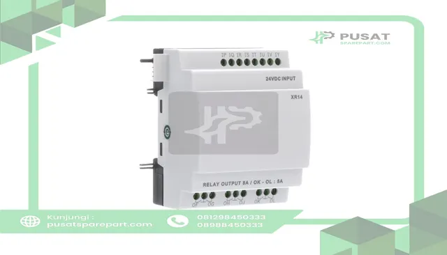 Crouzet 88970231 I/O Extension Module, XR14, 24VDC, 8 Input, 6 Relay Output - gambar 3