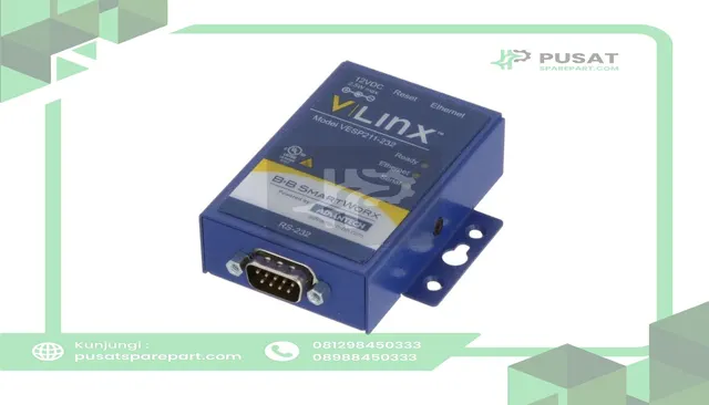 Advantech BB-VESP211-232 Serial Device Servers, One ETH to One RS-232 port, AC Power, Panel Mount, 12 VDC - gambar 3