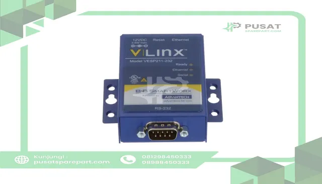 Advantech BB-VESP211-232 Serial Device Servers, One ETH to One RS-232 port, AC Power, Panel Mount, 12 VDC - gambar 5