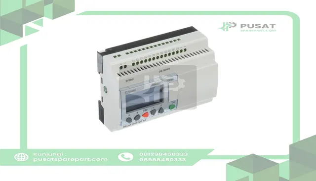 Crouzet 88974051 Controller,PLC,Sup-V 24DC,12 Analog/Digital In,8 Relay Out,Panel Mnt,Screw