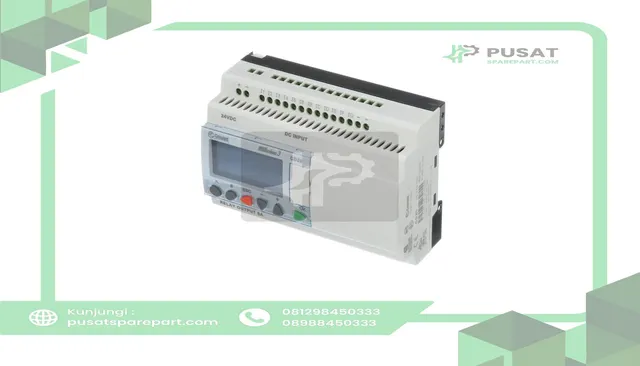 Crouzet 88974051 Controller,PLC,Sup-V 24DC,12 Analog/Digital In,8 Relay Out,Panel Mnt,Screw - gambar 5