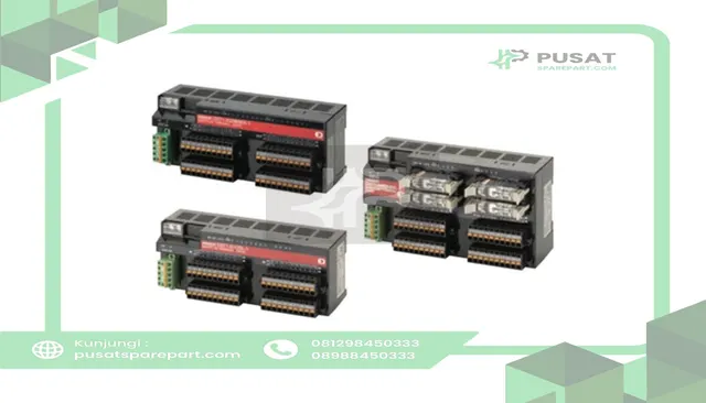 Omron Automation DST1-MD16SL-1 Safety I/O Terminal, 8 Inputs, 8 Outputs, 4 Test Outputs, DST1 Series