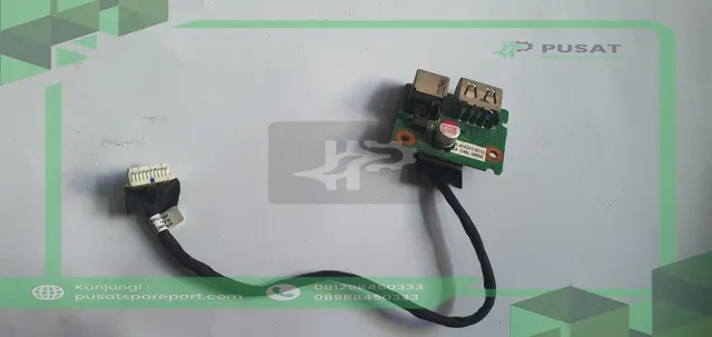 DC Jack Connector USB Port IN Charging Board 48.4SG02.011 G480 G485 G580 - gambar 2