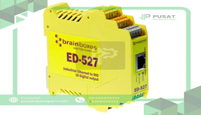 Brainboxes ED-527 I/O Module;Industrial; Ethernet To DIO, Ethernet 16 DO;Wall Mount;ED Series