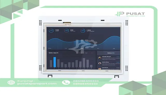 RS PRO 2765902 HMI Touchscreen Display, 7 Inch, TFT LCD, Color, 800 x 480 pixels, IP65