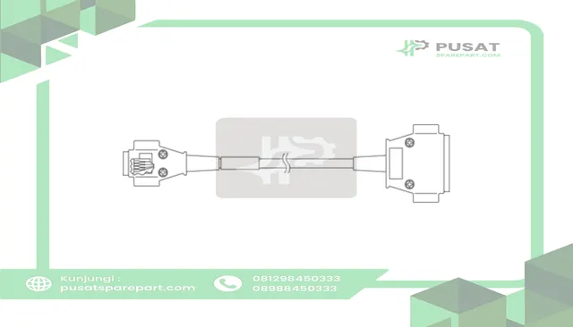 Omron Automation C200H-CN229-EU Accessory; Cable; Programming; 2m; PC to NT2S-SF121/SF122 models PLC
