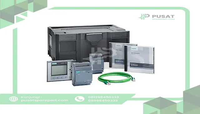 Siemens 6ED10573BA110AA8 PLC, Starter Kit, 8 DI 4 Relay Out, No Display, RJ45, 12/24 VDC, Logo 8 Series