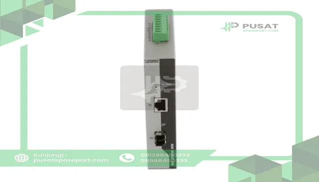 Phoenix Contact 2891056 FO Converter w/LC Duplex Fiber Optic Connection; FLMC 2000E LC - gambar 2