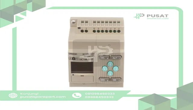 Omron Automation ZEN-10C1AR-A-V2 Controller, CPU, 6 Inputs and 4 Outputs, AC Input, Relay Output, AC Power Supply - gambar 3