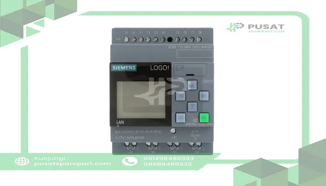 Siemens 6ED10521FB080BA0 PLC, Logic Controller, 115V/230V, 8 DI/4 DO Relay, Ethernet, Logo 8 Series - gambar 4