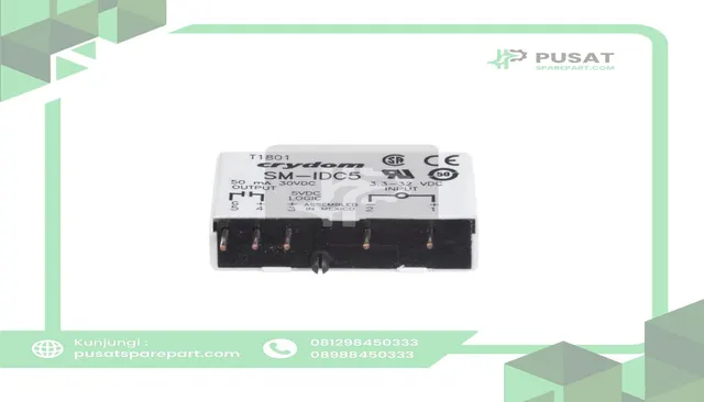 Sensata - Crydom SM-IDC5 Module,Input,Digital,3.3 to 32,Sup-V 5VDC,16mA Cur-In,SM Series Series,PCB Mnt - gambar 4