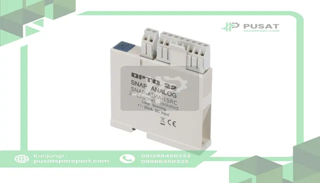 Opto 22 SNAP-AIMA-ISRC I/O Module, 5 VDC @ 170 mA, 2 Channels, 10 ms, 200 Ohms, 0 to degC - gambar 5