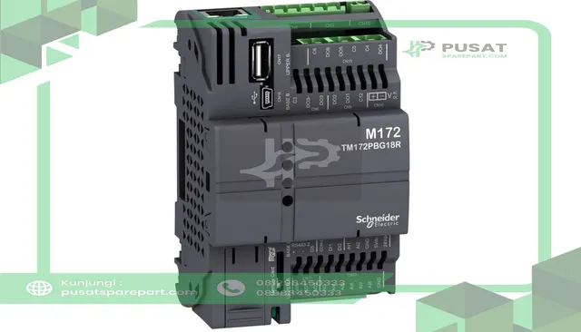 Schneider Electric TM172PBG18R expansion module, Modicon M172, performance, blind, 18 IO, Ethernet, Modbus