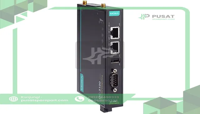 Moxa UC-3101-T-AU-LX Industrial PC, 1 GB, Arm 7, 1 GHz, AU LTE Cat 1, DIN Rail, USB, UC-3100 Series