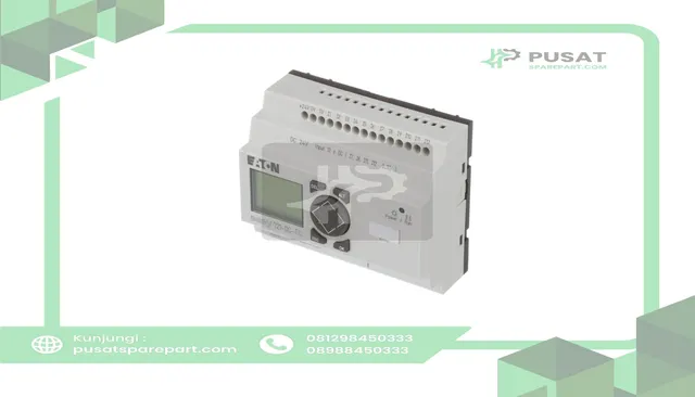 Eaton - Cutler Hammer EASY721-DC-TC Smart Relay, 20 I/O-12 In DC, 8 Out Transistor, Clock/Display, easy700 Series