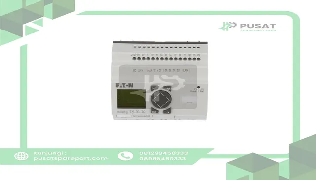 Eaton - Cutler Hammer EASY721-DC-TC Smart Relay, 20 I/O-12 In DC, 8 Out Transistor, Clock/Display, easy700 Series - gambar 4