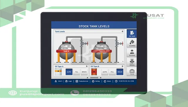 Maple Systems MON1012APH Monitor, High Brightness Projected Capacitive Touch, 12.1"