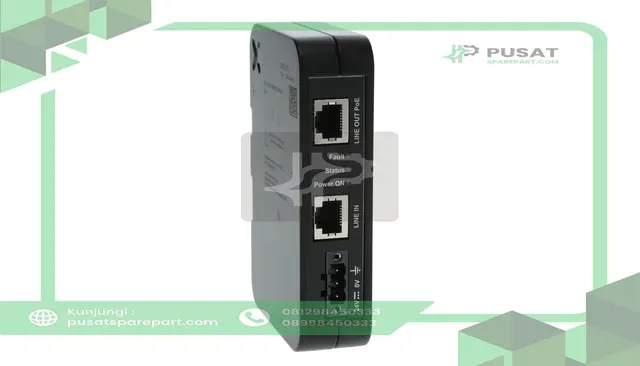 EXOR JS-POEDIN01 JSmart PoE injector DIN rail mounting