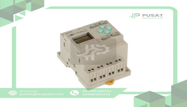Omron Automation ZEN-10C3DR-D-V2 Controller, CPU, 6 Inputs, 4 Outputs, 12-24VDC, LCD Display, Non-Expandable - gambar 2