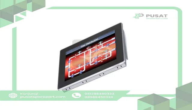 Red Lion Controls G10C0000 HMI 10" Touchscreen Color 640x480 Pixels 24VDC IP66 Graphite Series - gambar 4