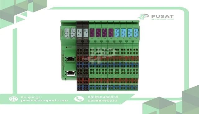 Phoenix Contact 2832962 PLC I/O Module ILB ETH 32 x I/O; 500 mA24 V dc; 141 x 156 x 55 mm Inline Series - gambar 2