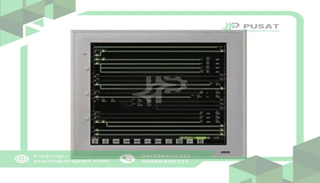 Omron Automation NS15-TX01B-V2 HMI NS SER Backlit TFT Term Membrane Keyboard 15in Display 6 port 24Vdc Supply