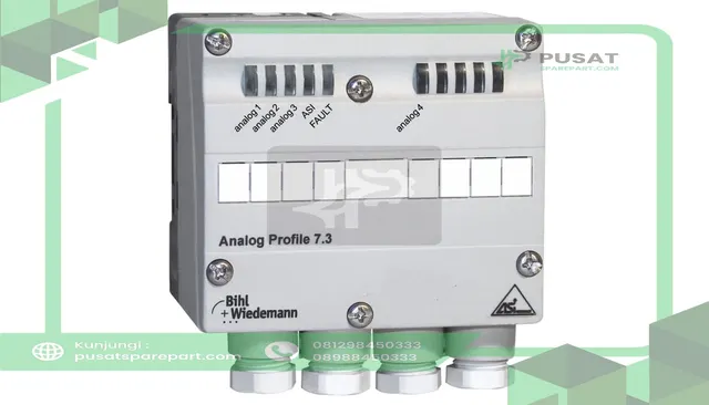 Bihl+Wiedemann BWU2241 AS-i Analog Input Module, IP65, PG, 4AI (Pt100)