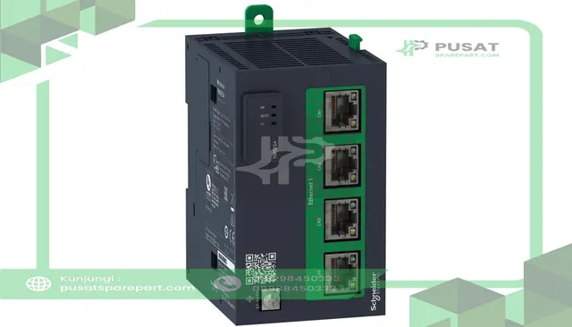 Schneider Electric TMSES4 smart communication module, Modicon M262, Ethernet, 4 RJ45