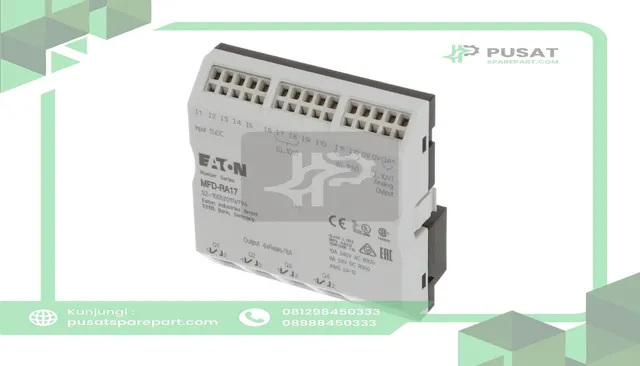 Eaton - Cutler Hammer MFD-RA17 PLC I/O Module MFD-AC-CP8, MFD-CP10 24 VDC, 90 X 88.1 X 44 mm - gambar 3