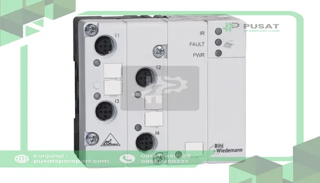 Bihl+Wiedemann BWU2532 AS-i Analog Input Module, IP65, M12, 4AI (Pt100, 2/3 wire mode)