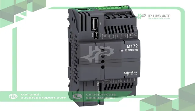 Schneider Electric TM172PBG07R PLC, HVAC, 2 In, 6 Out, Modbus, CAN USB RS485 RJ45 Ports, Modicon Series