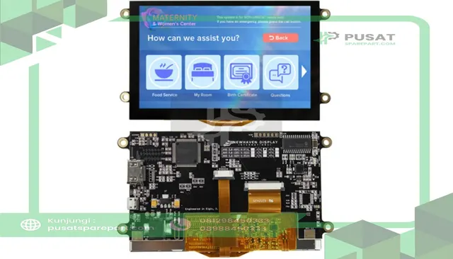 Newhaven Display International NHD-5.0-HDMI-N-RTXL-CTU TFT Display,Module,HDMI Interface,5inch Screen,800x480 Pixels,Capacitive