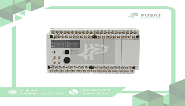 Panasonic Industrial Automation AFPX-C60R PLC, 32 DC Inputs, 28 Relay Outputs, RS232C, RS485, USB , 32 kstep, FP-X Series - gambar 4
