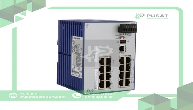 Hirschmann 943-434-999 Ethernet Switch, Managed, Copper/RJ45, 16xRJ45 10/100Mbps, EtherNet/IP - gambar 2