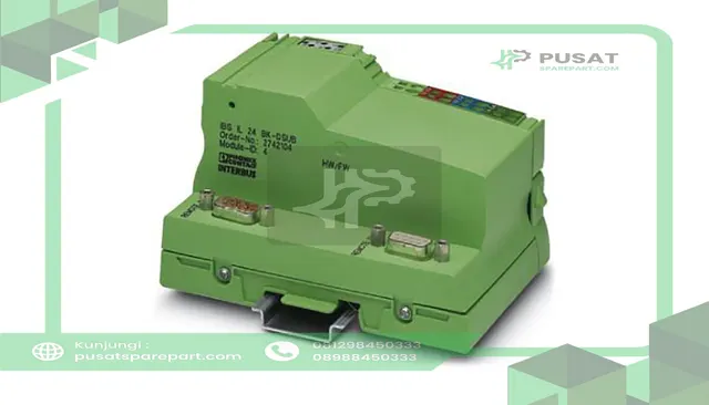 Phoenix Contact 2861593 Communications Module;inputs;24VDC;DIN Rail;D-Sub, Spring Terminal