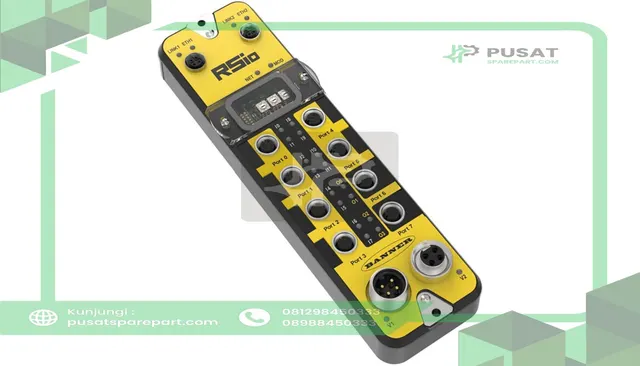 Banner Engineering RSIO-MA4-6SI2SO-C RSIO Remote Safe I/O: CIP Safety, 6 Safety Inputs w/ISD, 2 OSSD Safety Outputs