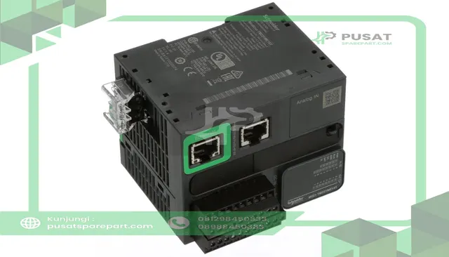 Schneider Electric TM221ME16T Controller, Logic, 16 I/O, 24VDC Supply, Transistor PNP (Ethernet), Modicon M221 - gambar 2