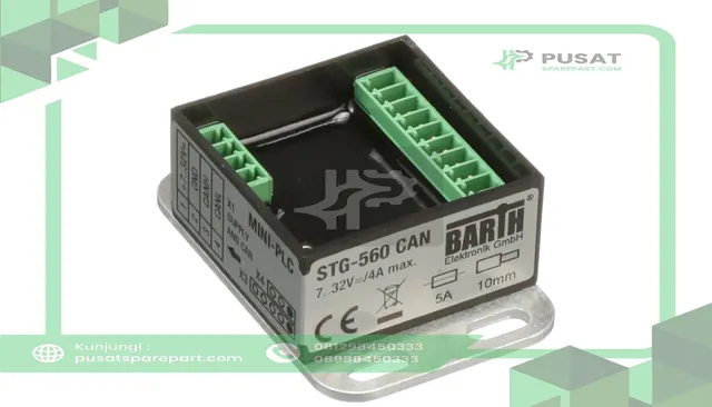 BARTH 0850-0560 Mini-PLC STG-560, CAN/RS485 7 -32 VDC, 5 x Input, 5 x Output