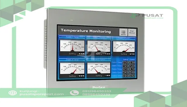 Pro-face by Schneider Electric PFXST6500WAD 10InchW Basic Panel, 1024 x 600 pixel 16M colors display, BLUE Model