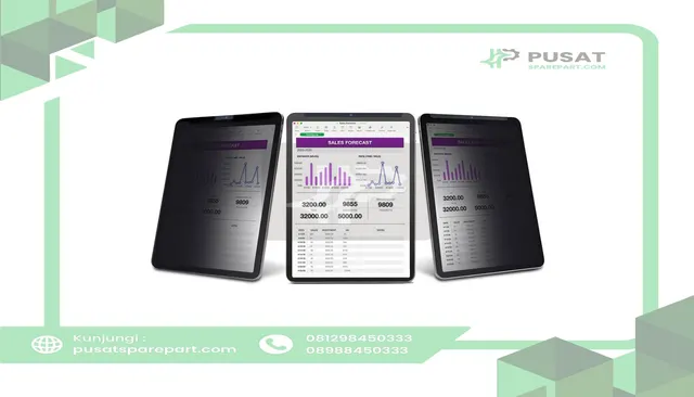 StarTech.com 129IP-PRIVACY-SCREEN Privacy Screen For 12.9-inch iPad Pro, 4-Way, Security Filter - gambar 2