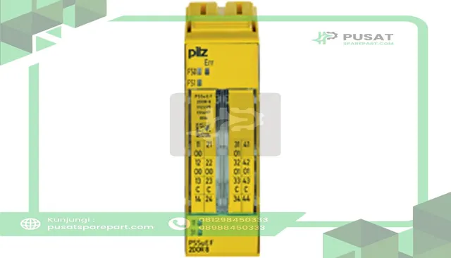 Pilz 315225 Electronic module digital inputs and outputs, potential-free 8 A, railway.