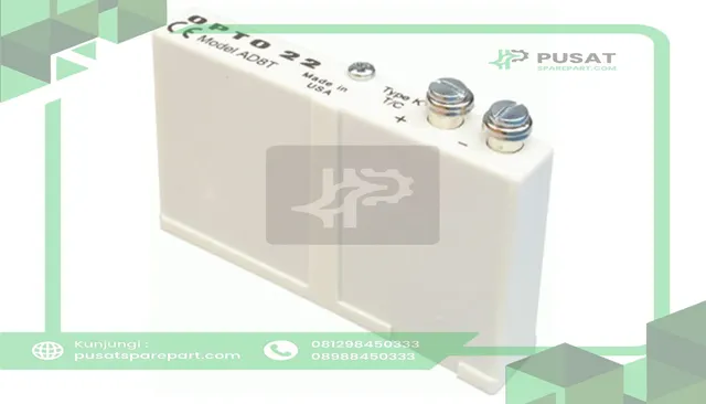 Opto 22 AD8T Module,Input,Analog,-100 to +924,Sup-V +/-15VDC,35mA Cur-In,PCB Mnt,4000VAC