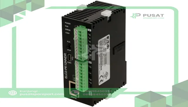 Eaton - Cutler Hammer ELC2-PE12NNDR PLC, 24VDC, 5mA, 8Digital In, 4 Relay Out, Ethernet, RS232/485, ELC2 Series