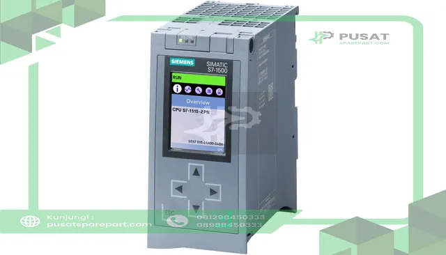 Siemens 6ES75152AM010AB0 PLC, CPU, 20 Distributed IO, 2 Ethernet Ports, PROFINET, 3MB, S7-1500 Series