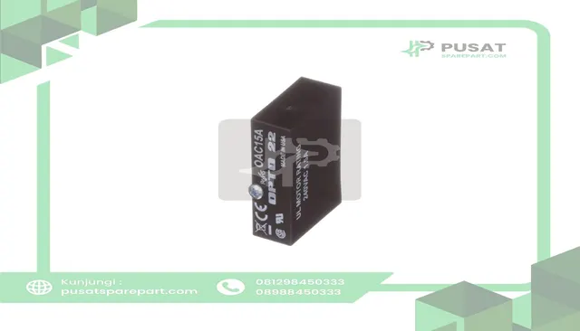 Opto 22 OAC15A Module, Digital, 24 to 280 VAC, 15 mA @ 15 VDC, 100 Megohms (Min.) @ 500 VDC - gambar 5