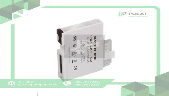Opto 22 SNAP-IDC5FAST Input Module, 4-Channel, Digital (Discrete), 2.5-16VDC, 5VDC (Nom.), SNAP Series