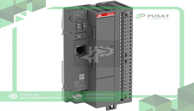 ABB Drives 1SAP124500R0073 Processor Module, 8MB Memory, 12 DI 8DO, 2x Ethernet, Display
